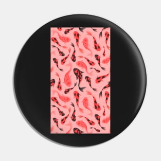 Red and Pink fish pattern Pin