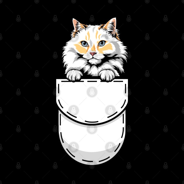 Funny Ragamuffin Pocket Cat by Pet My Dog