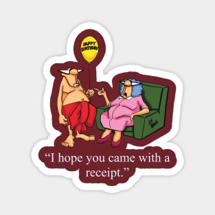 Funny Spectickles Marital Birthday Humor Magnet