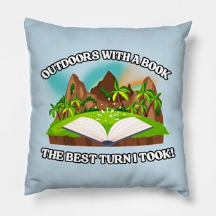 Hills, Grass, and Prose: The Best Turn I Took Pillow