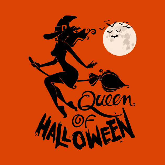 Queen Of Halloween Witch Aesthetic For Women Gift by Ramadangonim