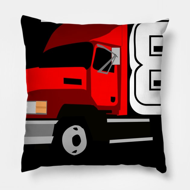 Kids Monster Truck Birthday 8th Birthday T Shirt Boy 8 Year Old Pillow by designready4you