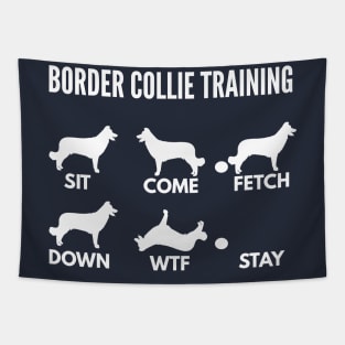 Border Collie Training Boxer Dog Tricks Tapestry