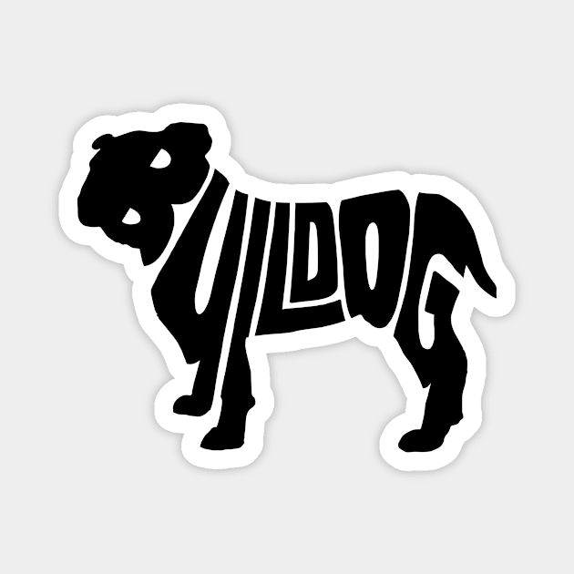 Bulldog Magnet by Seanings