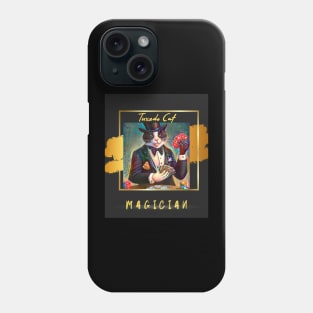 Tuxedo Cat Magician Phone Case