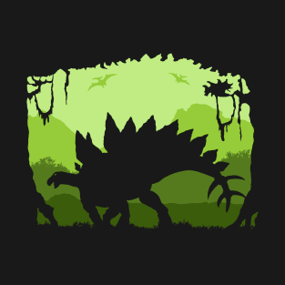 Stegosaurus Sunset T-Shirt