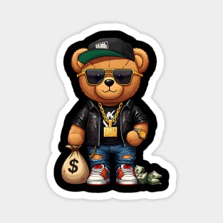 Hip-Hop Teddy Bear - Get Money Magnet