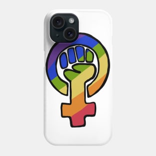 Feminist Rainbow Symbol Phone Case