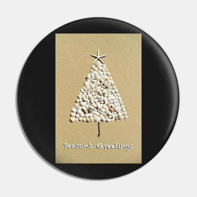 Shell Christmas Tree Pin by ken47