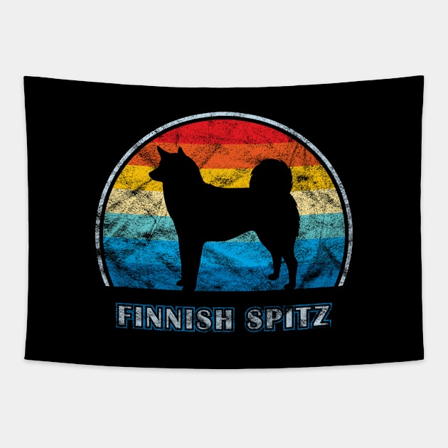 Finnish Spitz Vintage Design Dog Tapestry by millersye