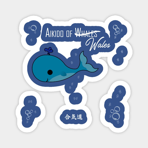 Aikido of Whales Magnet by timescape