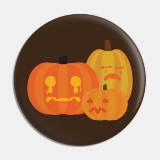 Somber Jack O' Lantern Crew [trio] Pin