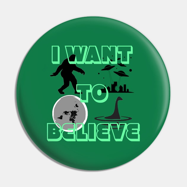 I want to believe Pin by uselessandshiny