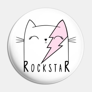 Cat Rock Pin