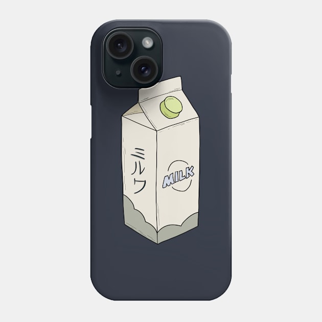 milk box aesthetic Phone Case by me and dinosaur