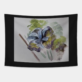 Iris - Peacock Butterfly Uncorked Tapestry