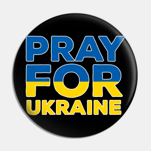 Pray For Ukraine Pin