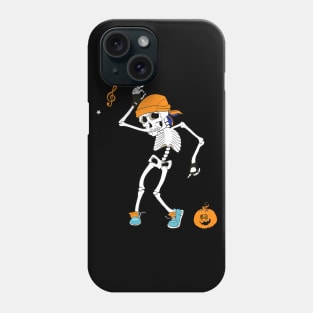 Halloween Shirt Funny Halloween Dancing Skeleton Phone Case