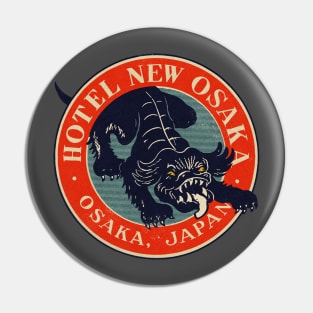 Vintage Osaka Japan Hotel Pin