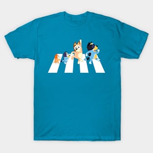 Blue Toddler Bluey Dance Mode Tee