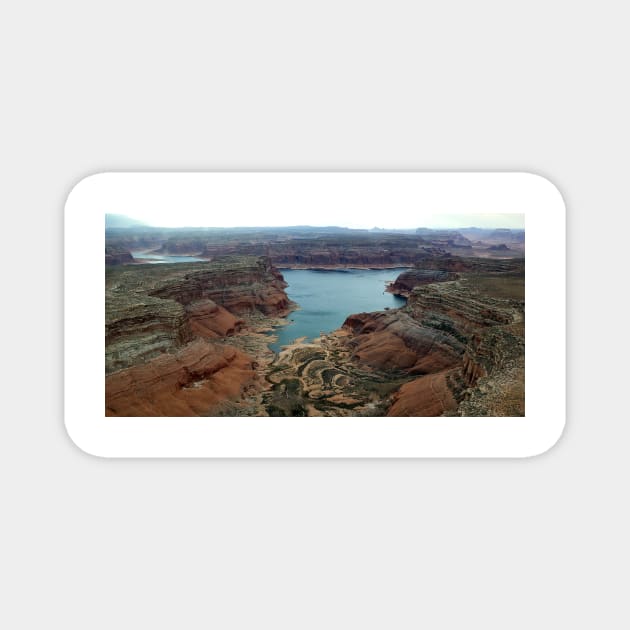 Flight above Lake Powell Magnet by algill