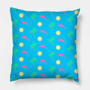 Summer Vibes Pattern Pillow