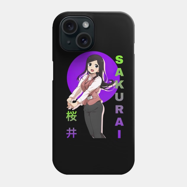 Touko Sakurai Senpai Ga Uzai Kouhai No Hanashi Phone Case by HammiltenJohn