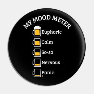 My Mood Meter (Beer Drinker / V2 / NEG) Pin