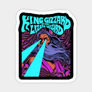 Psychedelic God King Gizzard & Lizard Wizard Magnet