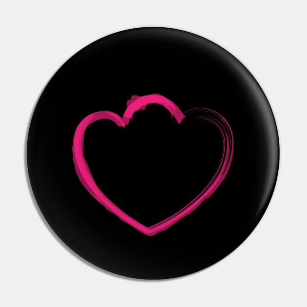 Mutant Heart Pink Pin by Mutant Heart