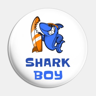 shark boy Pin