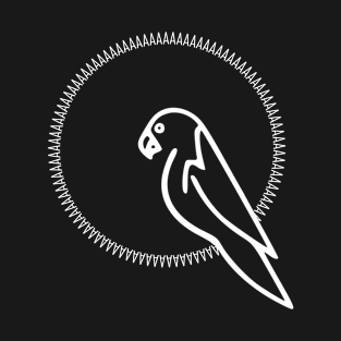 Parakeet Design for a Green Quaker Owner T-Shirt