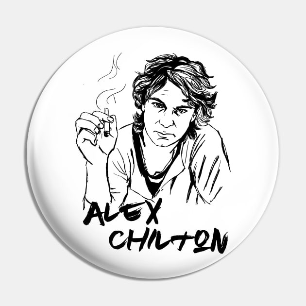 Alex Chilton Pin by ThunderEarring