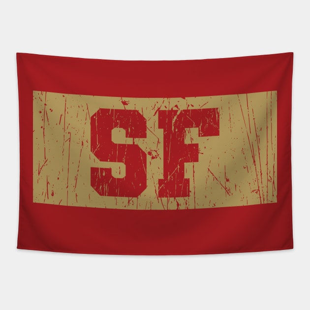 SF / 49ers Tapestry by Nagorniak