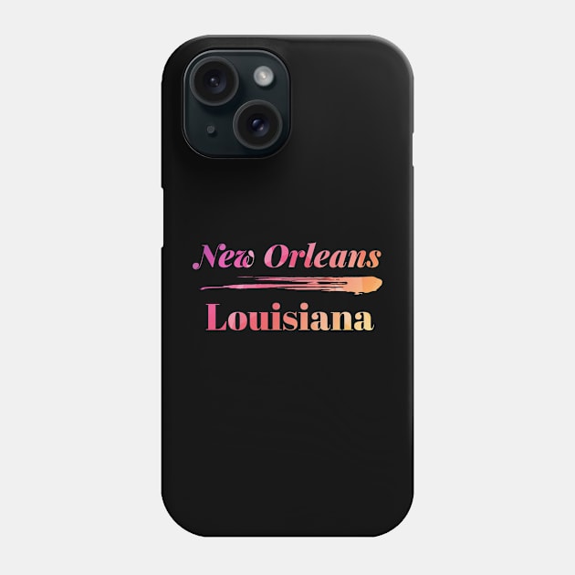 New Orleans Louisiana Low Poly Phone Case by Queen 1120