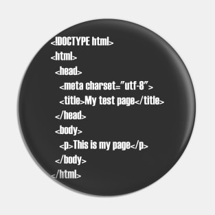 HTML Pin