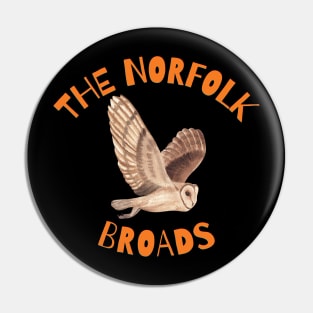 The Norfolk Broads Barn Owl Pin