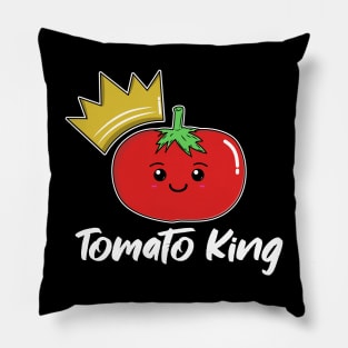 Tomato King - Funny Kawaii Tomato Pillow