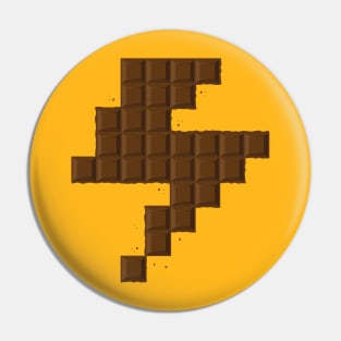 Chocolate Pixels - Power Up Pin