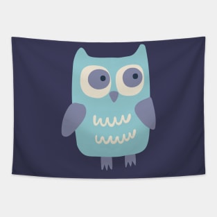 Cute little owl - graphic design by Cecca Designs Tapestry