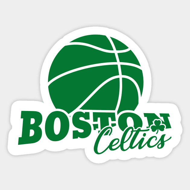 Personalized Basketball Jersey Stick-on Labels (Boston)