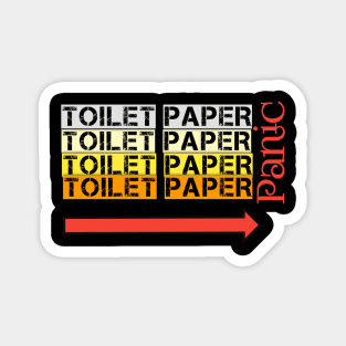 Toilet paper panic 2020 Magnet