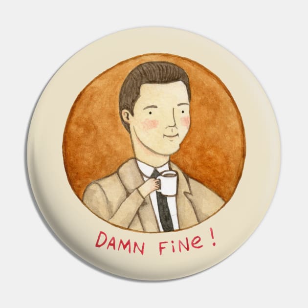 Damn Fine Pin by Sophie Corrigan