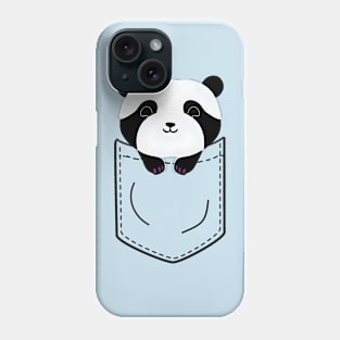 Panda in pocket Phone Case