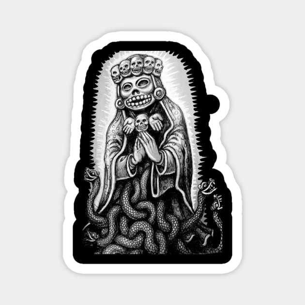 Santa Muerte Magnet by ArtRooTs