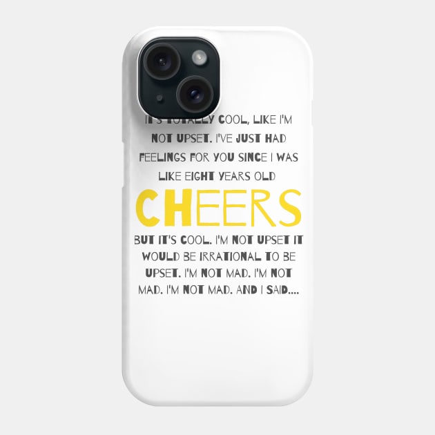 Cheers Phone Case by OnTheTipOfYourTongue