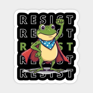 Resist-Frog Magnet