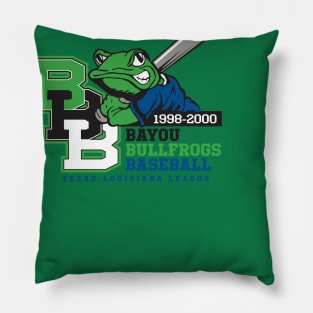 Bayou Bullfrogs Baseball Pillow