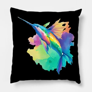 Sailfish Blue Marlin Pillow