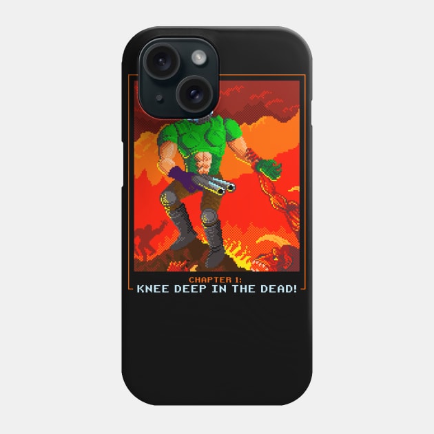 Knee Deep in the Dead! Phone Case by Hislla